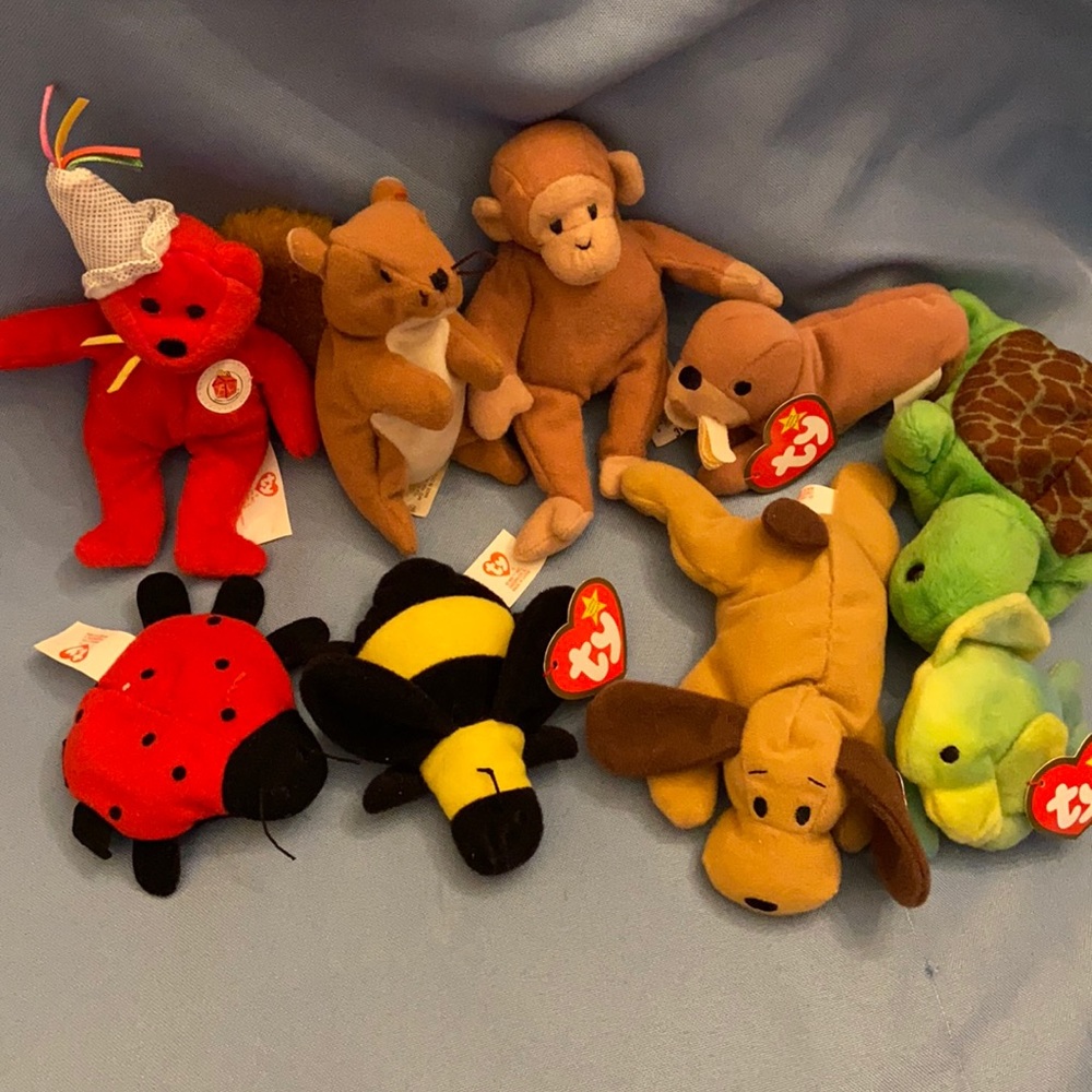 Teenie Beanie Babies Ty 9 total
